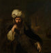 Porträtt av en man i orientaliskt klädsel - Christian Wilhelm Ernst Dietrich — vy av konstverket