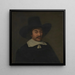 porträtt av en man, kanske Jan de Hooghe 1608-1682 - Paulus Hennekyn — inramlat konstverk på väggen