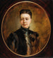 Portrait av en dam - Franz von Lenbach — vy av konstverket