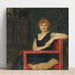 Reproduktion av målningen Portrait d'une dame - Franz von Stuck