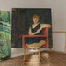 Reproduktion av målningen Portrait d'une dame - Franz von Stuck