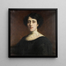Porträtt av en dam med spetskrage - Franz von Stuck — inramlat konstverk på väggen