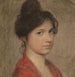 Portrait d'une jeune fille - Hermann Hanaczek — vy av konstverket