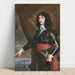 Reproduktion av målningen av porträtt av Karl II, kung av England av Philippe de Champaigne