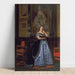 Reproduktion av målningen av Charlotte de Rothschild - Jean-Léon Gérôme