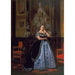 Reproduktion av målningen av Charlotte de Rothschild - Jean-Léon Gérôme
