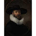 Reproduktion av målningen Porträtt av Dirck Jansz. Pesser - Rembrandt van Rijn