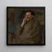 Portrait de Franciszek Mczyski 1874-1947, architecte - Olga Boznanska — inramlat konstverk på väggen