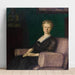 Reproduktion av målningen av porträtt av Luise Bestehorn - Franz von Stuck