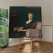 Reproduktion av målningen av porträtt av Luise Bestehorn - Franz von Stuck
