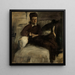 Portrait de Madame Jeantaud - Edgar Degas — inramlat konstverk på väggen