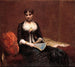 Portrait de Madame Léon Maître - Henri Fantin-Latour — vy av konstverket