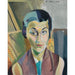 Reproduktion av målningen av porträtt av Maria Lani - Robert Delaunay