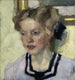 Portrait de Mina Hasch - Leo Putz — vy av konstverket