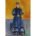 Reproduktion av målningen Porträtt av Mme Förster-Nietzsche - Edvard Munch