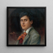 porträtt av Ren Alexandre 1885-1946, medlem av Comédie-Française i rollen som Tascheron från La Brebis perdue - Louis Douard Fournier — inramlat konstverk på väggen