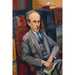 Reproduktion av målningen Portrait de Ronald Davis - Louis Marcoussis