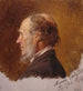 Portrait de Simon Toldstad, étude - Adolph Tidemand — vy av konstverket