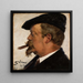 Portrait de Vilhelm Rosenstand - Peder Severin Krøyer — inramlat konstverk på väggen
