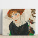 Reproduktion av målningen Portrait de Wally Neuzil - Egon Schiele