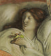 porträtt av convalescent av Emma Madox Brown - Ford Madox Brown — vy av konstverket