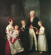 familjeporträtt av köpmannen från Lübeck Marc André Souchay 1759-1814, hans fru Cornelia 1765-1838 och deras barn - Friedrich Carl Gröger — vy av konstverket