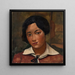 Portrait de femme - André Derain — inramlat konstverk på väggen