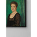 Reproduktion av målningen av kvinnoporträtt (Martha Butzer) - Franz von Stuck