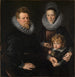 porträtt av den bruxelleska guldsmeden Robert Staes, hans fru Anna och deras son Albert - Peter Paul Rubens — vy av konstverket