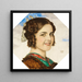 Portrait de la fille Mary - Franz von Stuck — inramlat konstverk på väggen