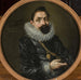 porträtt dubbel av Johann Christoph Oelhofen - Lorenz Strauch — visat i en interiör