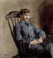 Portrait av kompositören Johan Backer Lunde - Harriet Backer — vy av konstverket