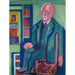 Reproduktion av målningen av porträttet av doktor Carl Hagemann - Ernst Ludwig Kirchner