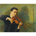 Reproduktion av målningen porträtt av violinisten Milstein - Moïse Kisling