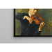 Reproduktion av målningen porträtt av violinisten Milstein - Moïse Kisling