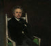 porträtt av kompositören Edvard Grieg - Eilif Peterssen — vy av konstverket