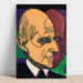 Reproduktion av målningen Portrait du docteur Bauer - Ernst Ludwig Kirchner