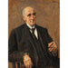 Reproduktion av målningen Portrait av textiltillverkaren Carl Lewin - Max Liebermann