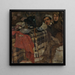 konstnären Jules Pascin - Arthur Grimm — inramlat konstverk på väggen