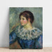 Reproduktion av målningen porträtt i halvlängd av ung flicka - Pierre-Auguste Renoir