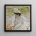 porträtt utan titel av fru Chase - William Merritt Chase — inramlat konstverk på väggen