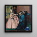 Poupée blanche - Leo Putz — inramlat konstverk på väggen