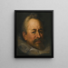 Porträtt av Barthélemy Spranger 1546-1611 - Pragskolan — inramlat konstverk på väggen