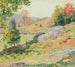 höstlöv på en höstskog i september - Willard Metcalf — vy av konstverket