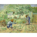 Reproduktion av målningen Premiers pas, après le millet - Vincent van Gogh