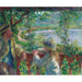 Reproduktion av målningen nära sjön - Pierre-Auguste Renoir
