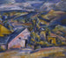 Les Collines - Preston Dickinson — vy av konstverket