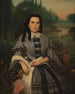 Mme Elvira Lavalleja de Calzadilla - Prilidiano Pueyrredón — vy av konstverket