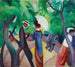 Promenade - August Macke — vy av konstverket