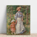 Reproduktion av målningen Promenad - Pierre-Auguste Renoir